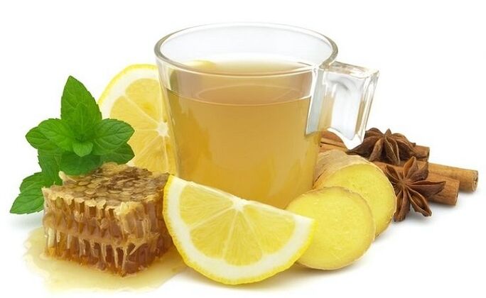 имбирный напиток с лимоном для омоложения кожи